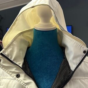 Guess white size small light weight jacket.